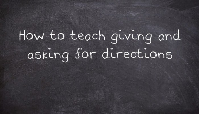 Giving Directions  Teaching english, Esl teaching elementary, Teaching  english online