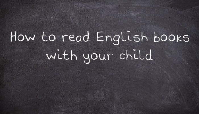 How to read English books with your child
