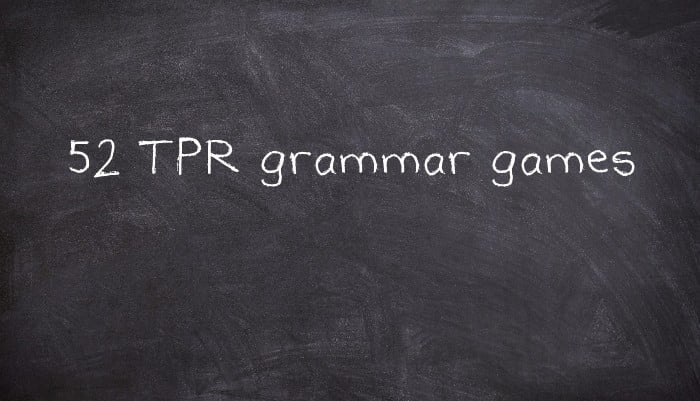 52 TPR grammar games
