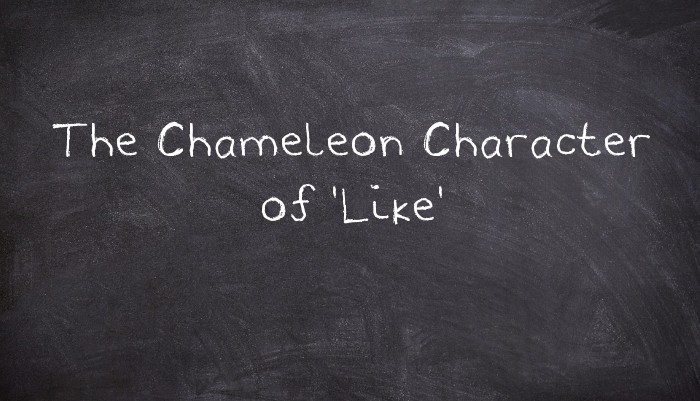 The Chameleon Character of 'Like'